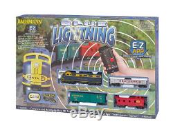 Bachmann Trains 1501 HO Scale Ready to Run Train Set Blue Lightning EZ App