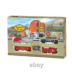 Bachmann Trains 647 Santa Fe Flyer Ready-to-Run HO Scale Train Set