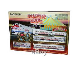 Bachmann Trains #749 HO Scale Ready to Run GREATEST SHOW ON EARTH Train Set