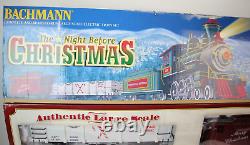 Bachmann Trains 90037 Night Before Christmas Ready To Run Electric Train Set NIB