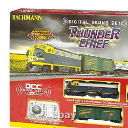 Bachmann Trains HO Scale Thunder Chief Ready To Run Electric Train Set with Sound