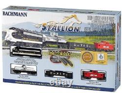 Bachmann Trains N Scale The Stallion E-Z Track System Electric Train Set 24025