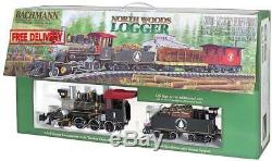 Bachmann Trains North Woods Logger Ready To Run Electric Train Set Large G