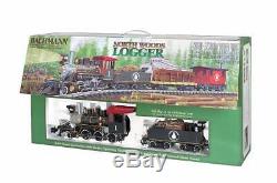 Bachmann Trains North Woods Logger Ready to Run Electric Train Set Large G S