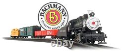 Bachmann Trains Pacific Flyer Ready To Run Electric Train Set HO Scale Track New