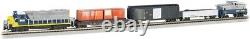 Bachmann Trains Ready To Run 60 Piece Electric Train Set N Scale, Silver