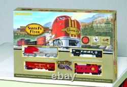 Bachmann Trains Santa Fe Flyer Ready To Run Electric Train Set HO Scale x x