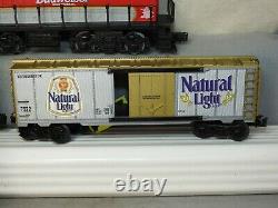 Beautiful K-line Budweiser Diesel Locomotive Freight Train Set L. N. Ready To Run