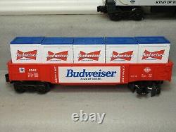 Beautiful K-line Budweiser Diesel Locomotive Freight Train Set L. N. Ready To Run