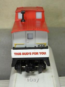 Beautiful K-line Budweiser Diesel Locomotive Freight Train Set L. N. Ready To Run