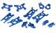 Billet Machined Alloy Suspension Set For Losi 1/10 Lasernut U4 4wd Brushless Rtr