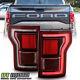 Blind Spot Ready Raptor Smoke Red Lens For 17-19 Ford F150 Led Tail Light Set