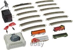 Complete Super Chief Ready-To-Run N Scale Train Set with Operating Headlight
