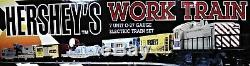 Electric Train Set / K-Line/O scale/ Hershey's /EXTRA TRACK. READY TO RUN
