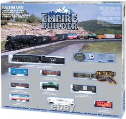 - Empire Builder Ready to Run 68 Piece Electric Train Set N Scale