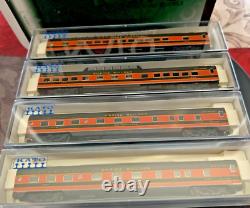 GREAT NORTHERN EMPIRE 4 car ADD-ON set C -N Scale -KATO NEW RTR OOP RARE