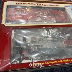 G Scale Bachmann Ready To Run Big Haulers Pioneer 4-6-0 Locomotive Train Set