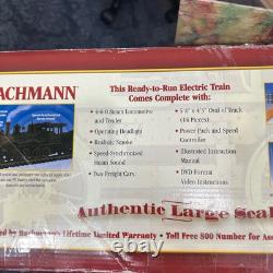 G Scale Bachmann Ready To Run Big Haulers Pioneer 4-6-0 Locomotive Train Set