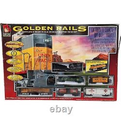Golden Rails Complete And Ready To Run Ho Scale Electric Train Set NM Condition