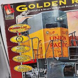 Golden Rails Complete And Ready To Run Ho Scale Electric Train Set NM Condition