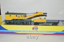 HO Athearn RTR 200 ton crane and tender flat car set Chicago & North Western Ry