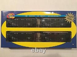 HO Athearn RTR Atlantic Coast Line 40' Ribbed Wood Chip Hopper Set (4-Pack) ACL