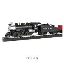 HO Scale Pacific Flyer Electric Train Set, Ready-to-Run, 0-6-0 Steam Locomotive