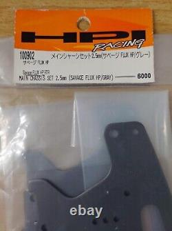 (HPI 100902) Savage Flux HP RTR / 2.5mm Main Chassis Set Gray
