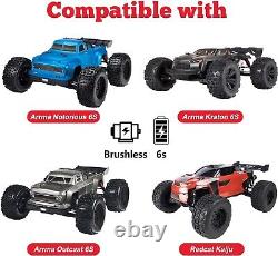 High-Performance Pre-Glued RC Monster Truck Tires Set For 1/8 & 1/10 Scale