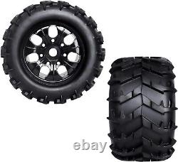 High-Performance Pre-Glued RC Monster Truck Tires Set For 1/8 & 1/10 Scale