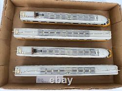 Ho Scale 187 Lima 4-unit High Speed Euro Passenger Car Set DC Operation Rtr