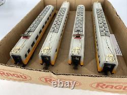 Ho Scale 187 Lima 4-unit High Speed Euro Passenger Car Set DC Operation Rtr