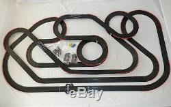 Huge 61' AFX Tomy Giant Raceway Track Slot Car Set, 100% Ready To Run