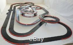 Huge 61' AFX Tomy Giant Raceway Track Slot Car Set, 100% Ready To Run