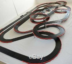 Huge 61' AFX Tomy Giant Raceway Track Slot Car Set, 100% Ready To Run