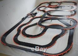 Huge 66' AFX Tomy Super G-Plus Giant Raceway Track Slot Car Set, Ready To Run