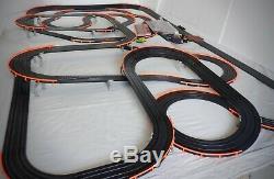 Huge 66' AFX Tomy Super G-Plus Giant Raceway Track Slot Car Set, Ready To Run