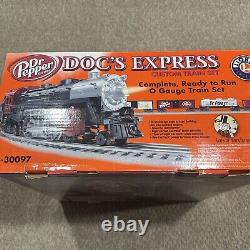 In Box Lionel Dr. Pepper Doc's Express Ready To Run Custom Train Set O Gauge LE