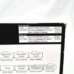 KATO 106-0306 F3 Locomotive Set Chicago Burlington Quincy 9960A 9960B N Scale