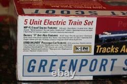 K-Line K-1730 LIRR Greenport Scoot Ready-To-Run Train Set Mint in Box
