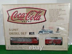 K-line K-1004 Coca Cola Ready-to-run 5-unit Diesel Train Set Nib Rare