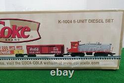 K-line K-1004 Coca Cola Ready-to-run 5-unit Diesel Train Set Nib Rare
