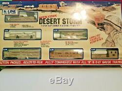 K-line K-1125 Operation Desert Storm Ready To Run Train Set / Nib C-9