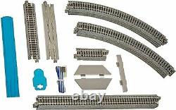 Kato N Scale with Basic Oval Track Set with ATSF BlueBonnet Train Set Ready to Run