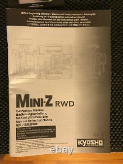 Kyosho 32324WR Mini-Z RWD Series Ready Set RTR McLaren With Gyro, Light Kit, Cones