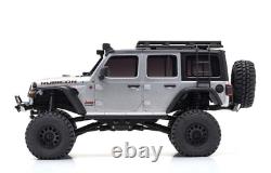 Kyosho RC 1/28 Mini Z JEEP WRANGLER Rubicon UNLIMITED Ready Set SILVER -RTR