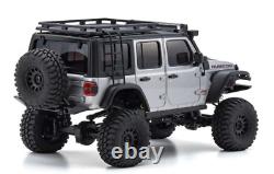 Kyosho RC 1/28 Mini Z JEEP WRANGLER Rubicon UNLIMITED Ready Set SILVER -RTR