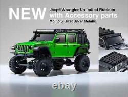 Kyosho RC 1/28 Mini Z JEEP WRANGLER Rubicon UNLIMITED Ready Set SILVER -RTR