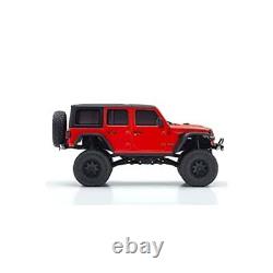 Kyosho RC MINI-Z 4x4 Ready Set Jeep WRANGLER UNLIMITED RUBICON Red 32521R RTR