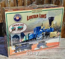 LIONEL 6-30106 Great Western Lincoln Logs Ready-To-Run O Gauge Train Set NIB